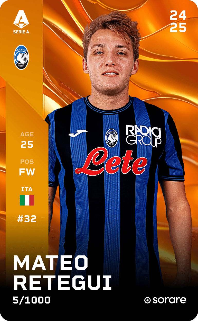 Mateo Retegui 2024-25 • Limited 5/1000