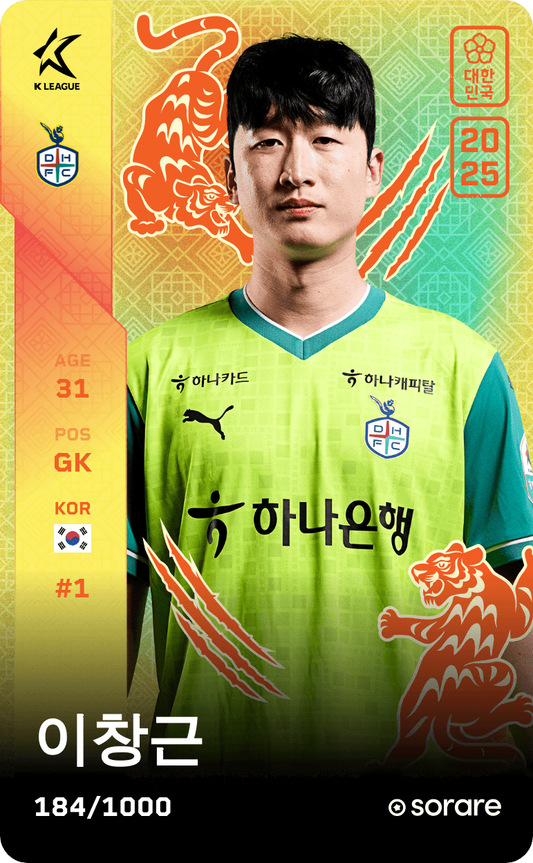 Lee Chang-Geun 2025-26 • Limited 184/1000