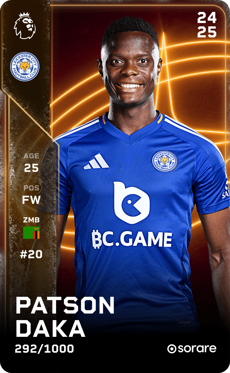 Patson Daka 2024-25 • Limited 292/1000