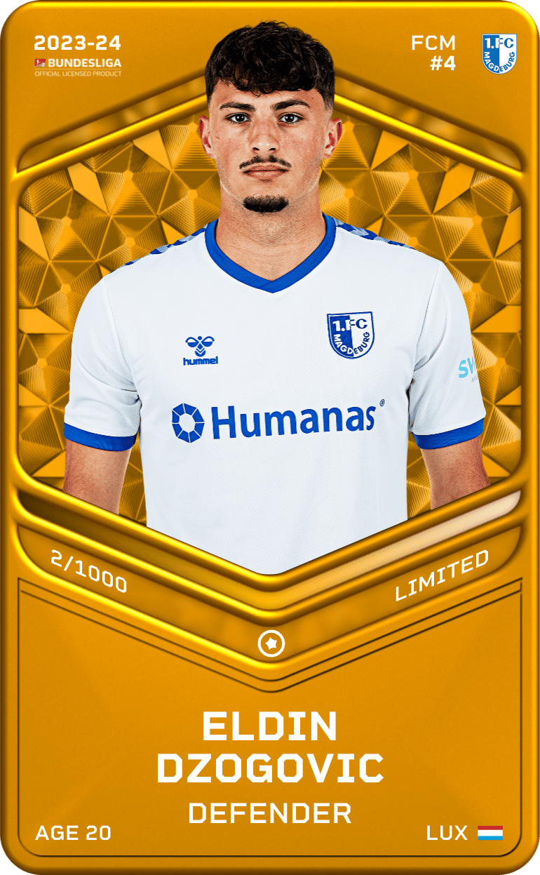 Eldin Dzogovic 2023-24 • Limited 2/1000