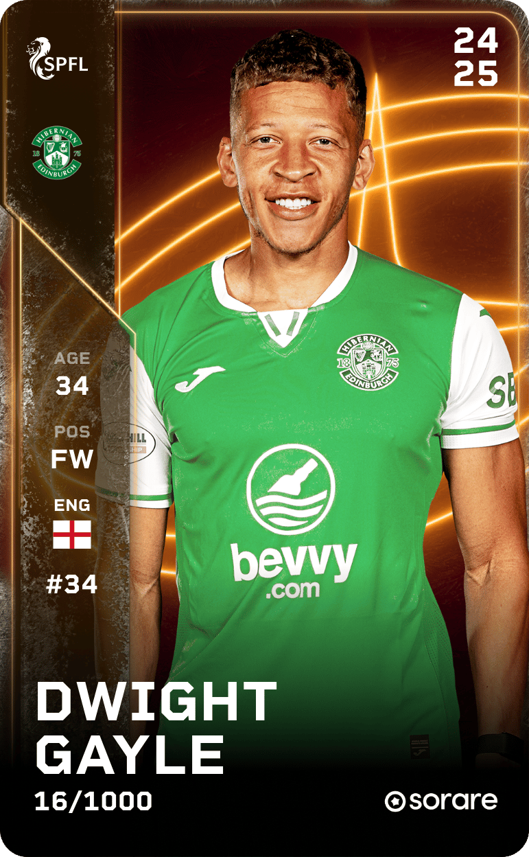 Dwight Gayle 2024-25 • Limited 16/1000