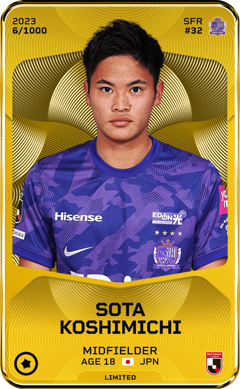 Sota Koshimichi 2023-24 • Limited 6/1000