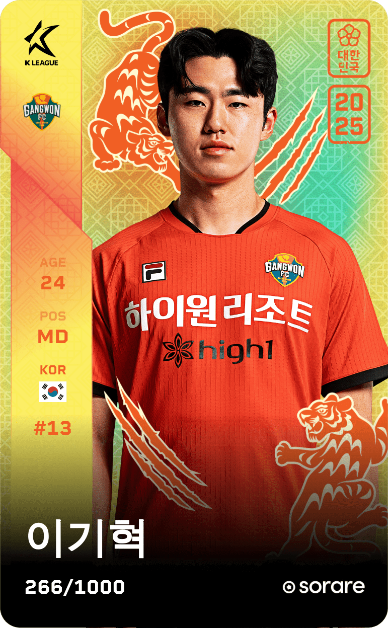 Lee Gi-Hyeok 2025-26 • Limited 266/1000
