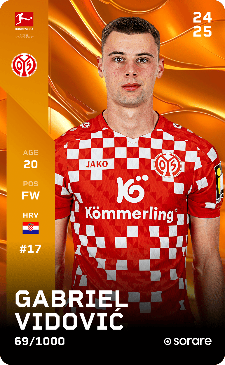 Gabriel Vidović 2024-25 • Limited 69/1000