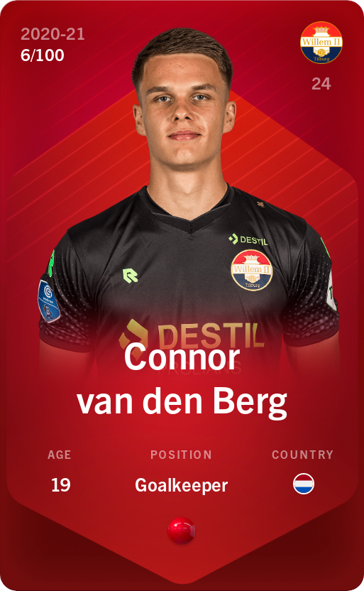 Sorare - Sorare Official - Connor van den Berg 2020-21 • Rare 6/100 - NFT # 27172633032919910333608740939253293889674339573077798691744168489846189324963