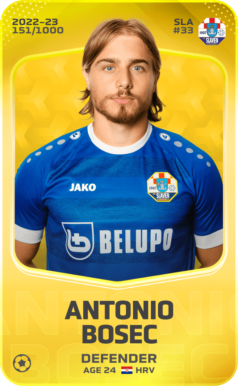 Antonio Bosec 2022-23 • Limited 151/1000
