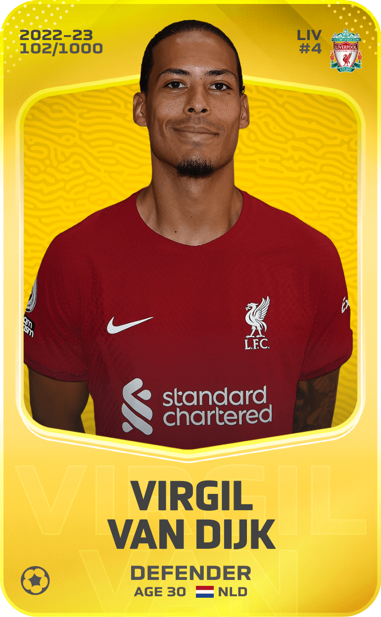 Virgil van Dijk 2022-23 • Limited 102/1000