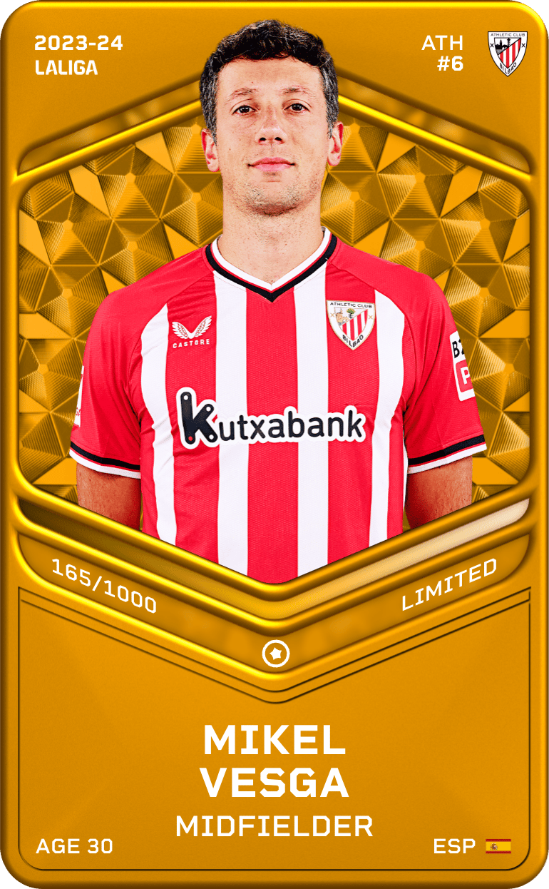 Mikel Vesga 2023-24 • Limited 165/1000