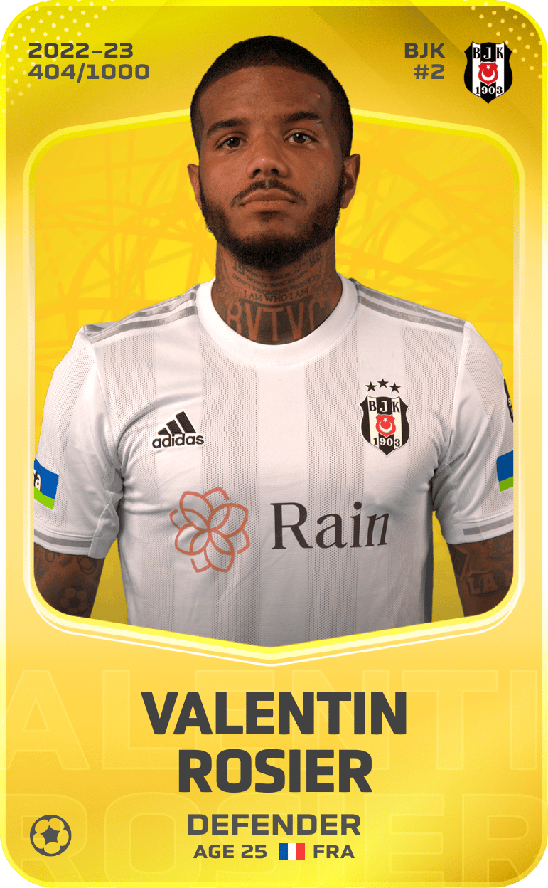 Valentin Rosier 2022-23 • Limited 404/1000