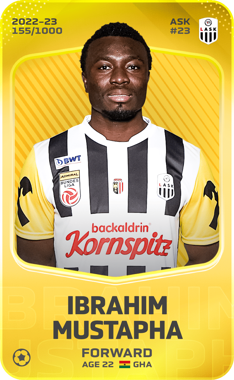 Ibrahim Mustapha 2022-23 • Limited 155/1000