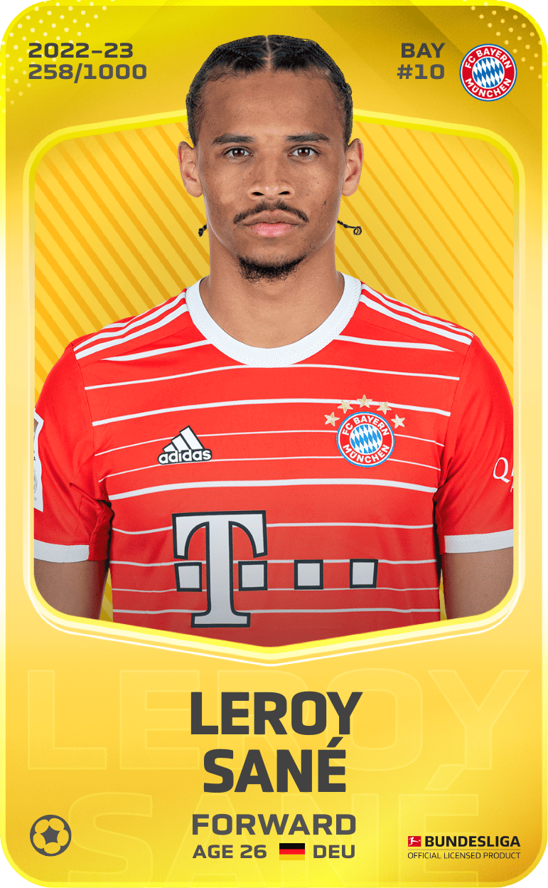 Leroy Sané 2022-23 • Limited 258/1000