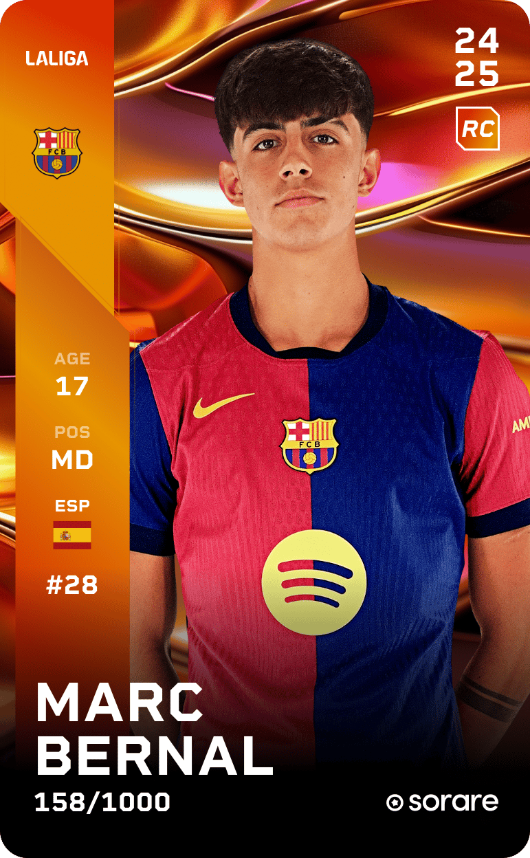 Marc Bernal 2024-25 • Limited 158/1000