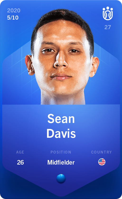 Sorare - Sorare Official - Sean Davis 2020-21 • Super Rare 5/10 - NFT # 11158652214947082992847228227162936213200878552813483398951474607554851580471