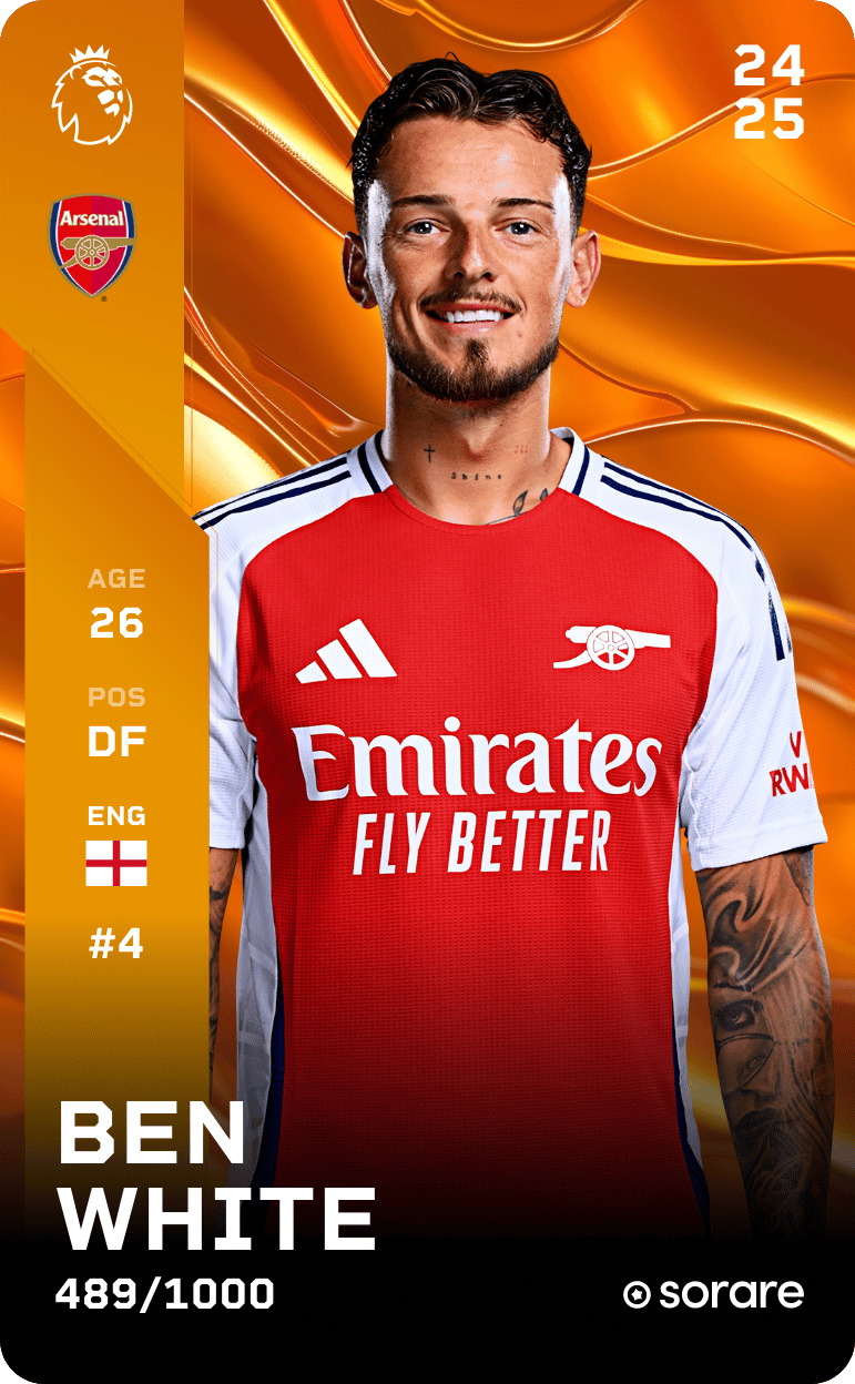 Ben White 2024-25 • Limited 489/1000
