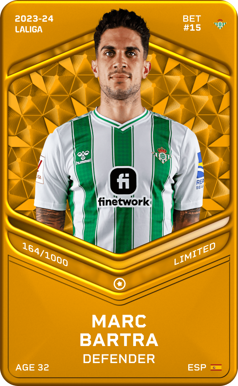 Marc Bartra 2023-24 • Limited 164/1000