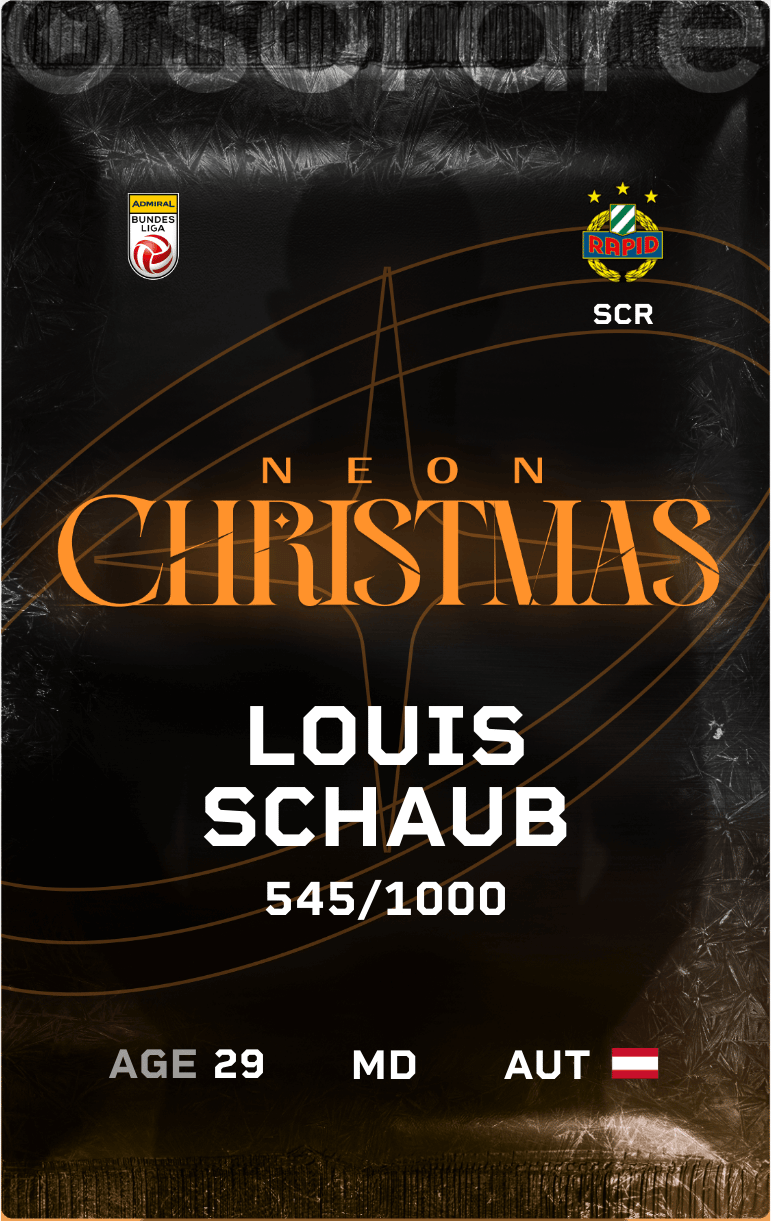 Louis Schaub 2024-25 • Limited 545/1000