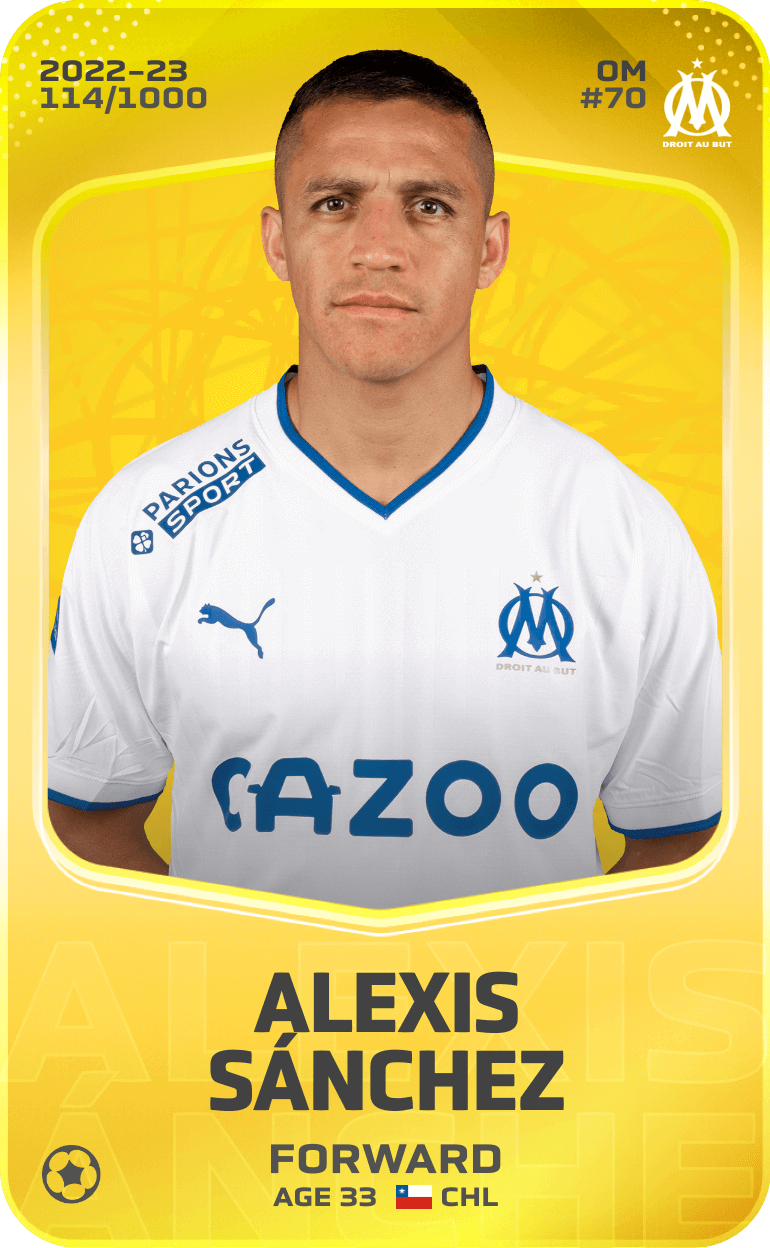 Alexis Sánchez 2022-23 • Limited 114/1000