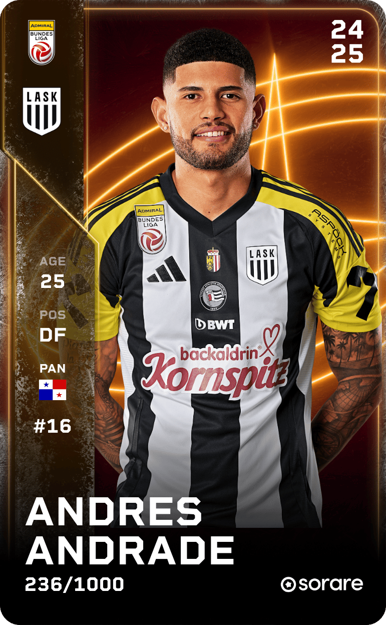 Andres Andrade 2024-25 • Limited 236/1000