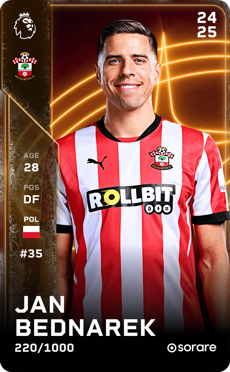 Jan Bednarek 2024-25 • Limited 220/1000