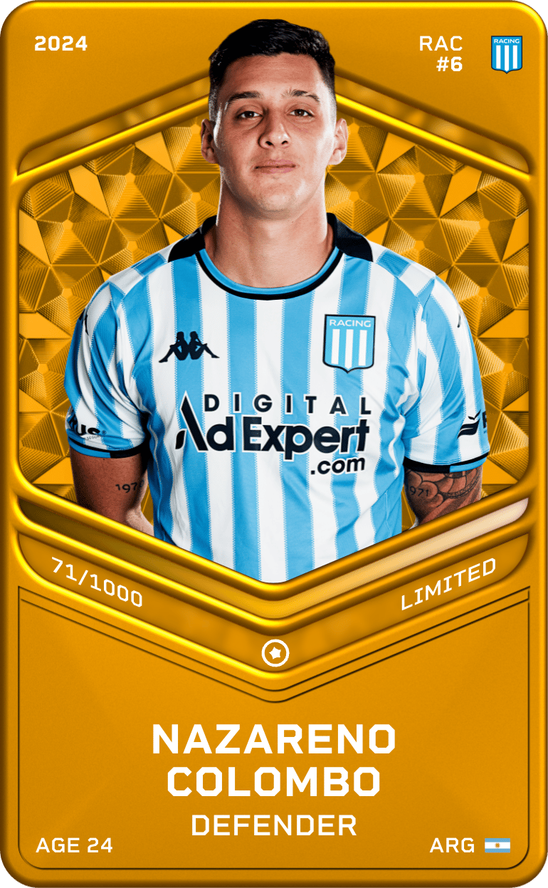 Nazareno Colombo 2024-25 • Limited 71/1000