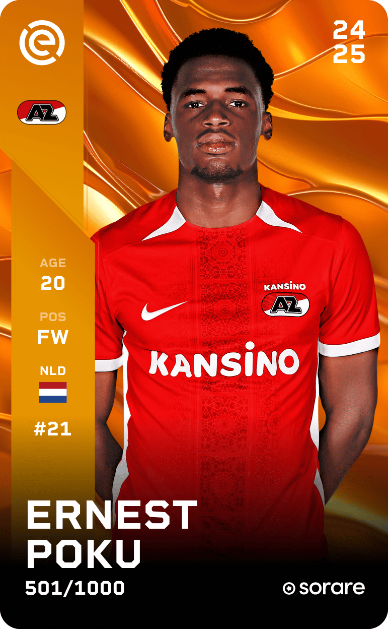 Ernest Poku 2024-25 • Limited 501/1000