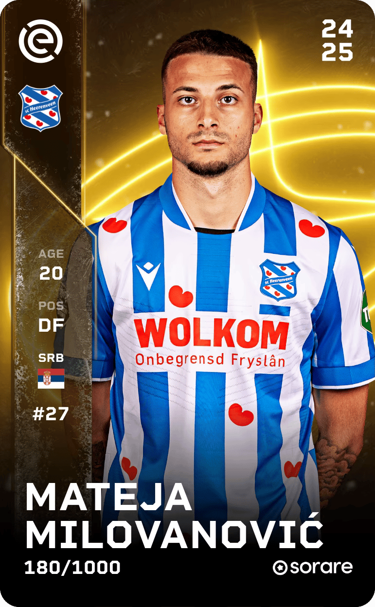 Mateja Milovanović 2024-25 • Limited 180/1000