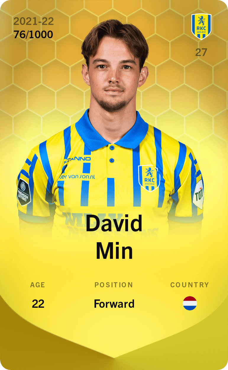 David Min 2021-22 • Limited 76/1000