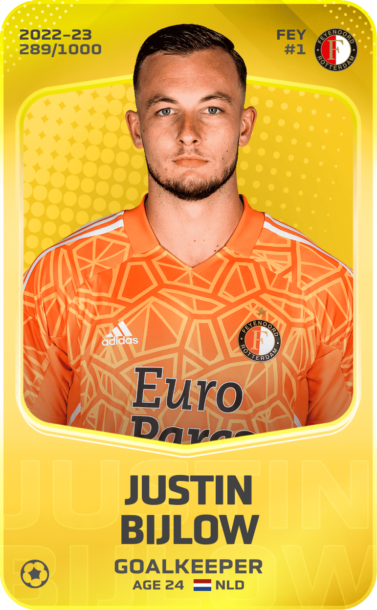 Justin Bijlow 2022-23 • Limited 289/1000