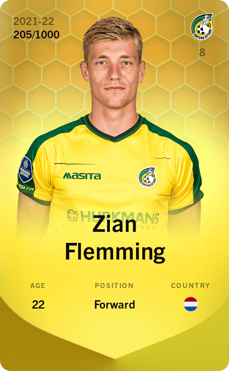 Zian Flemming 2021-22 • Limited 205/1000