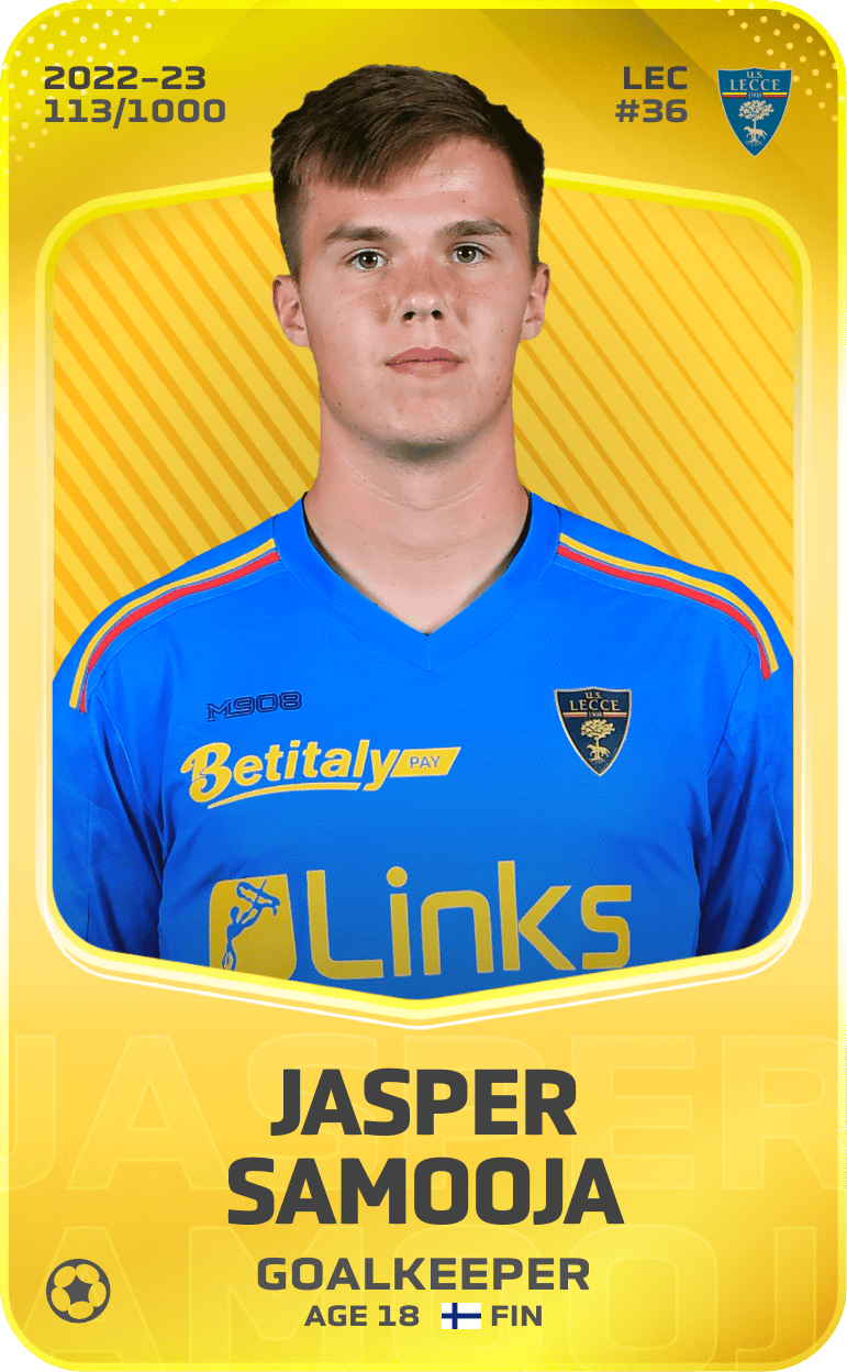 Jasper Samooja 2022-23 • Limited 113/1000