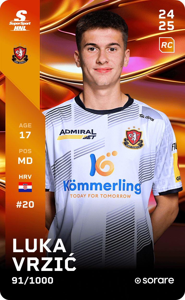 Luka Vrzić 2024-25 • Limited 91/1000