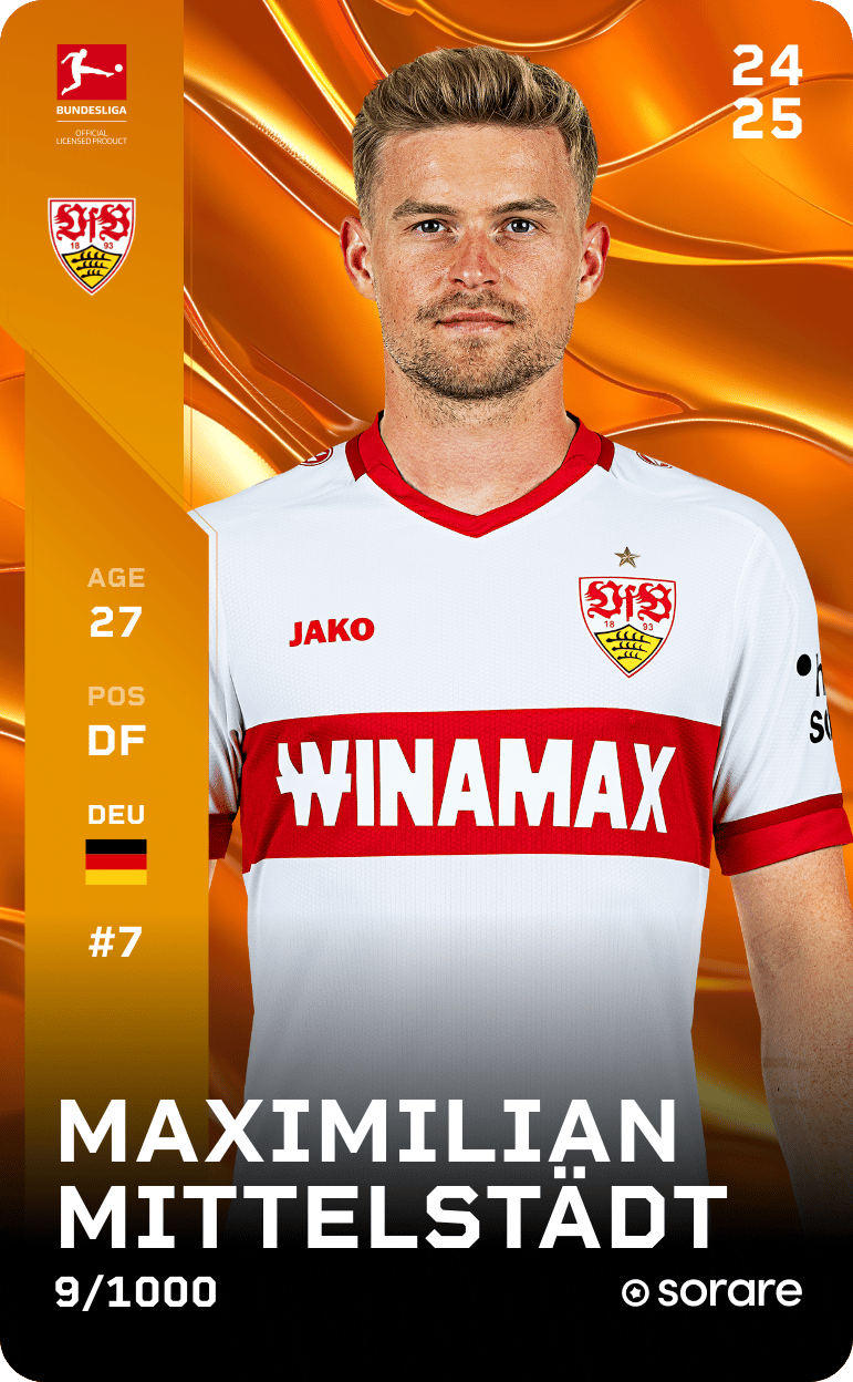 Maximilian Mittelstädt 2024-25 • Limited 9/1000