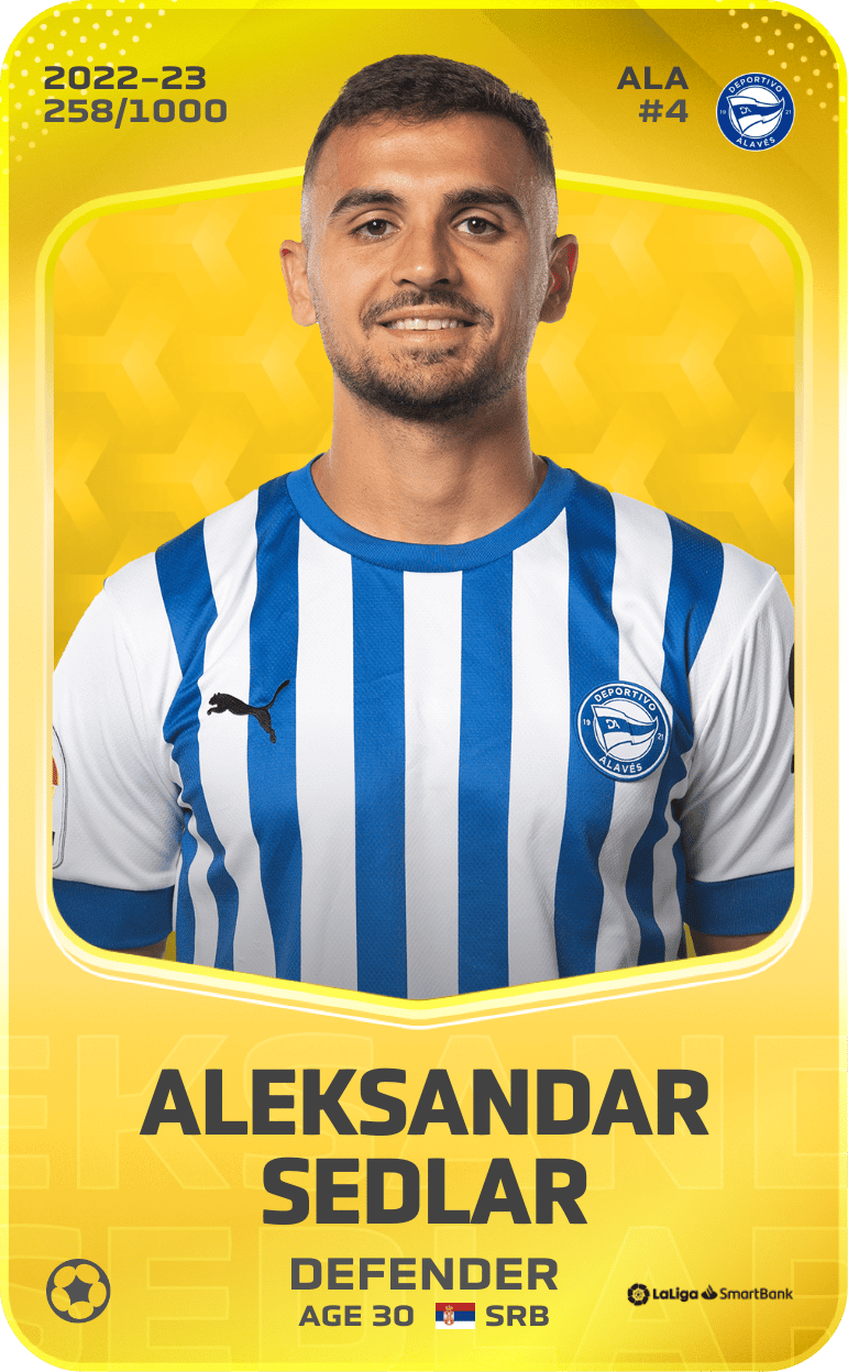Aleksandar Sedlar 2022-23 • Limited 258/1000