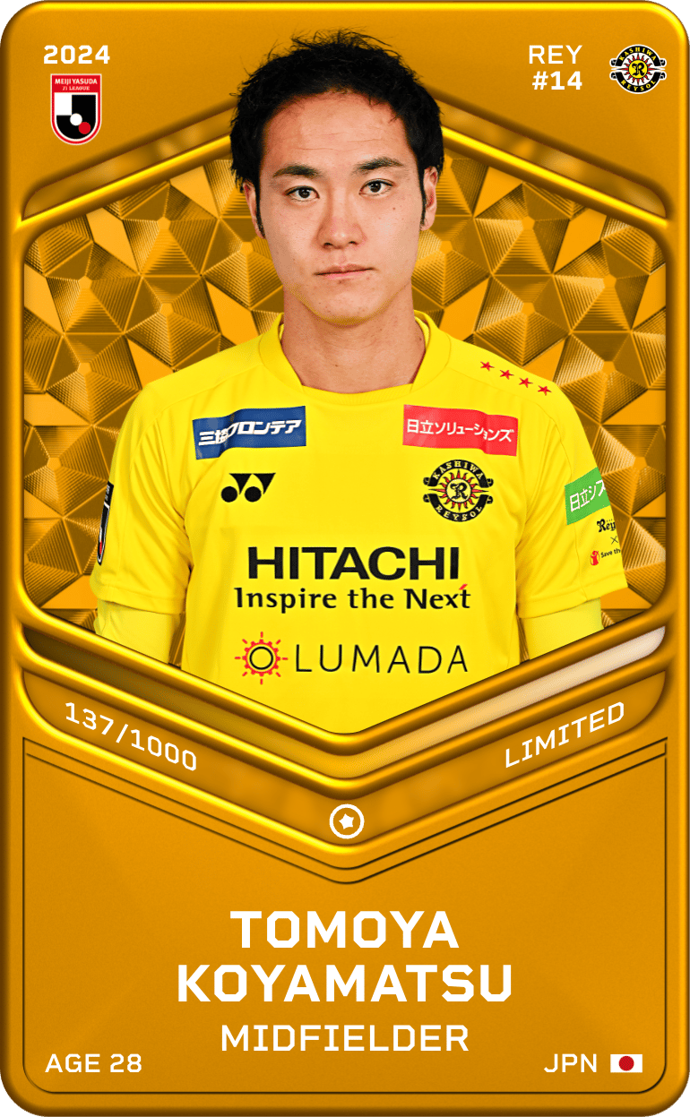 TOMOYA KOYAMATSU 2024-25 • Limited 137/1000