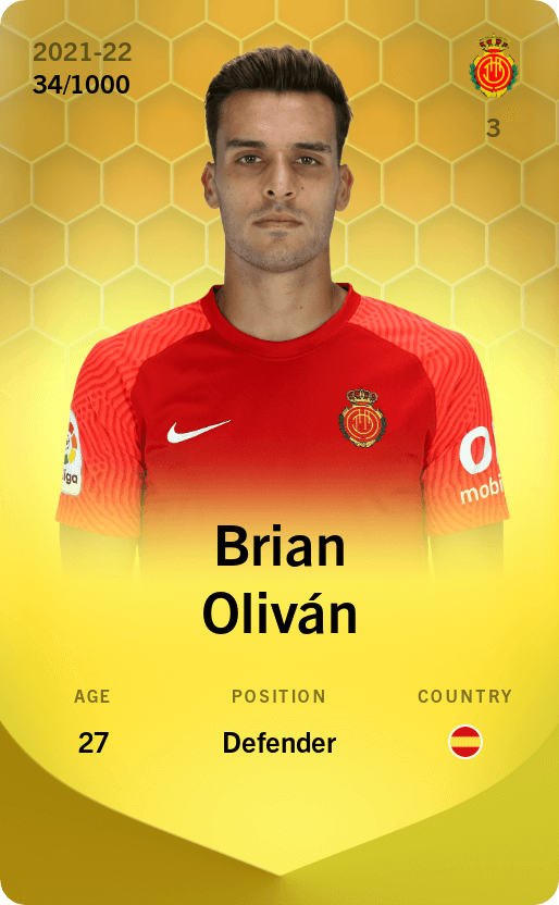Brian Oliván 2021-22 • Limited 34/1000