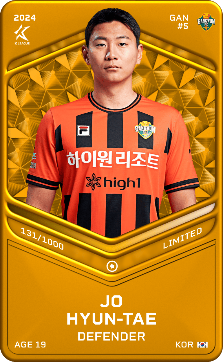 Jo Hyun-Tae 2024-25 • Limited 131/1000