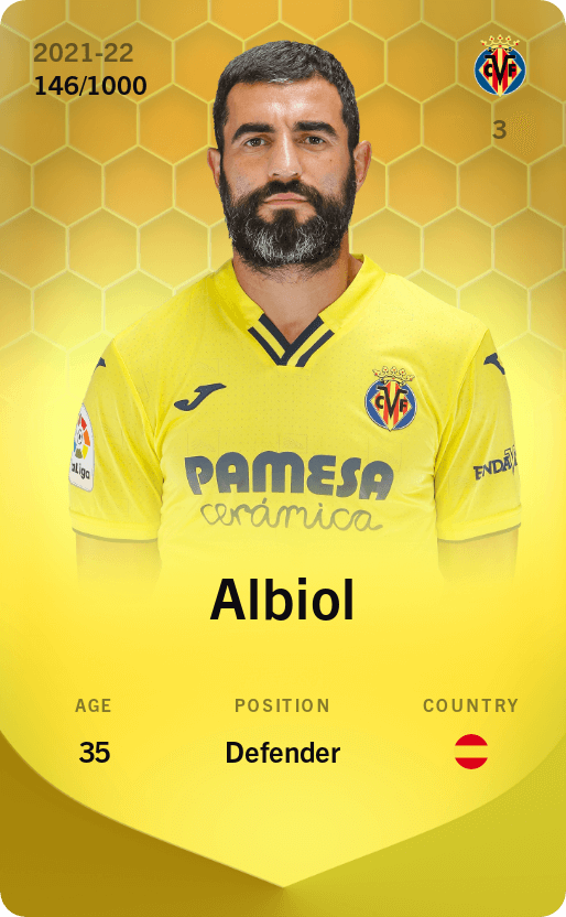 Albiol 2021-22 • Limited 146/1000