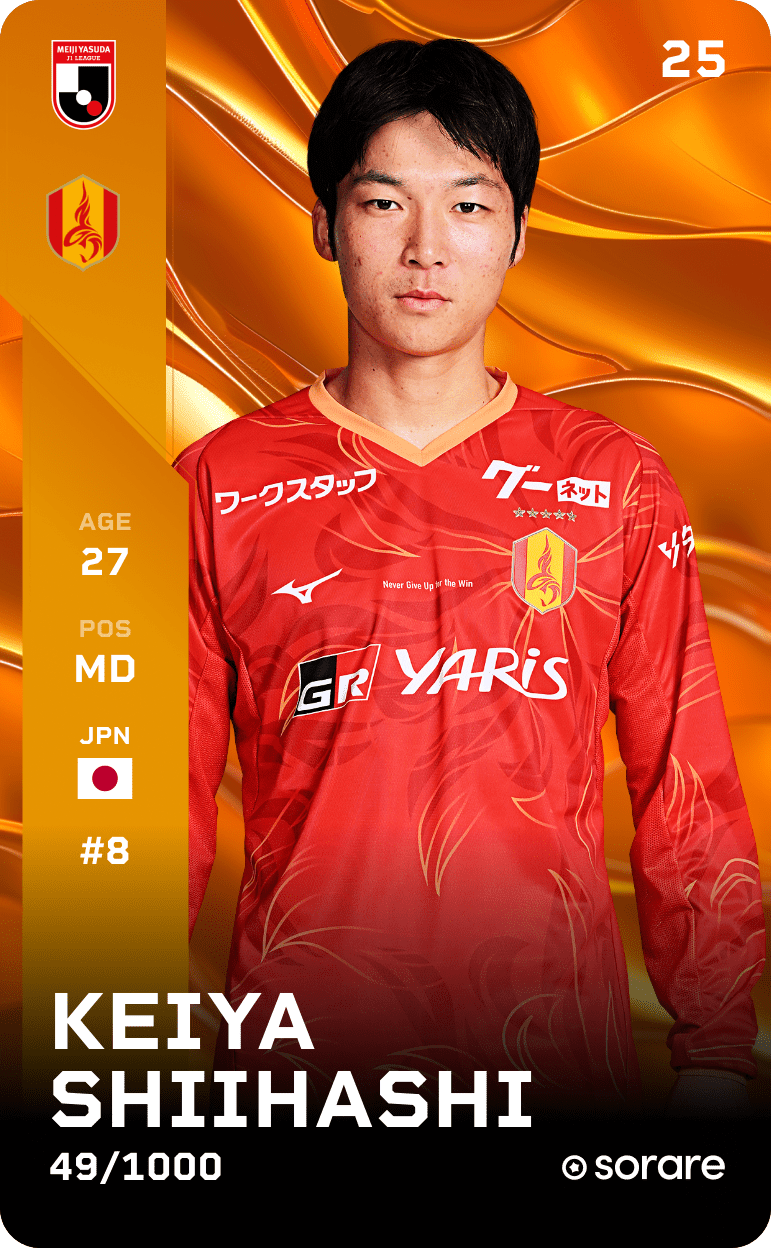 Keiya Shiihashi 2025-26 • Limited 49/1000