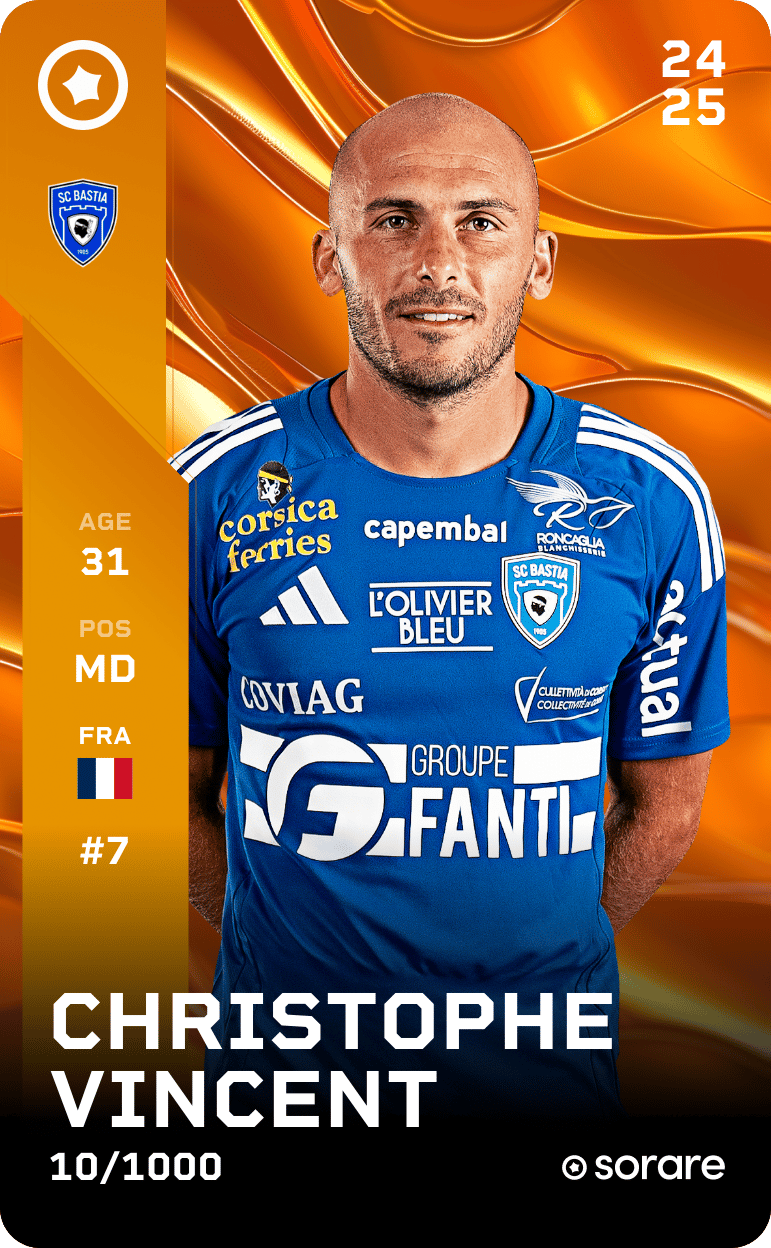 Christophe Vincent 2024-25 • Limited 10/1000