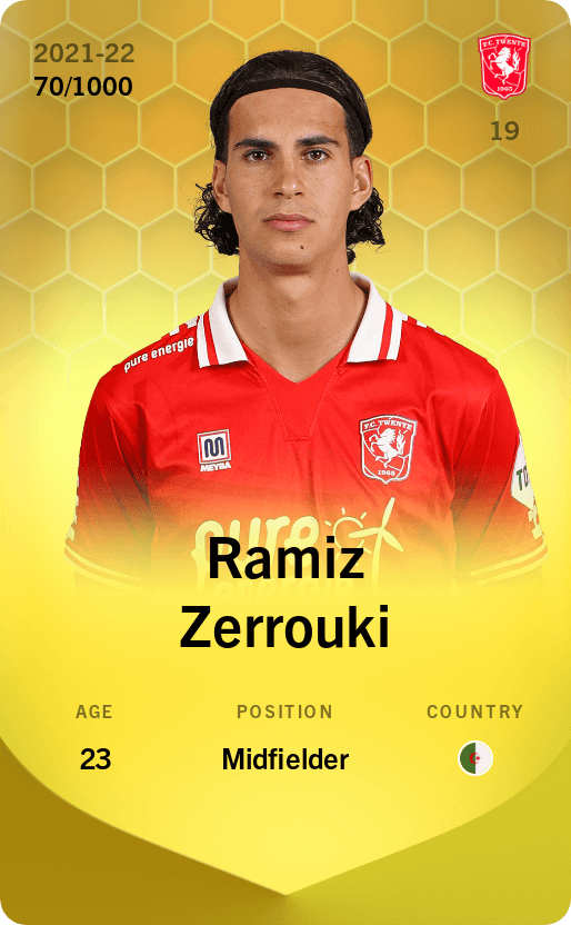 Ramiz Zerrouki 2021-22 • Limited 70/1000