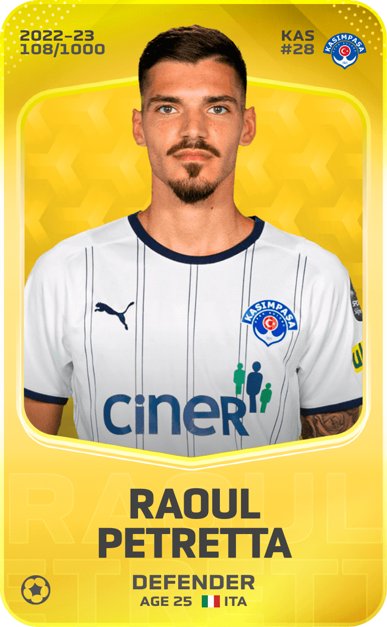 Raoul Petretta 2022-23 • Limited 108/1000