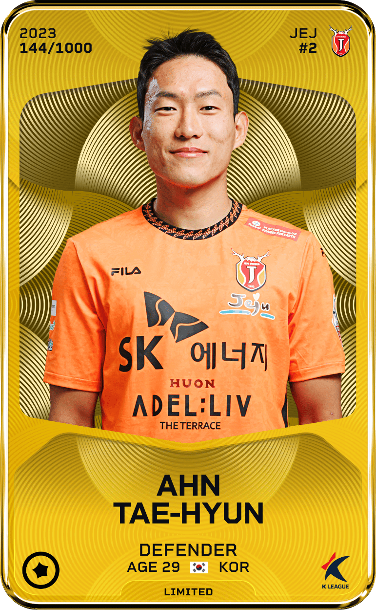 Ahn Tae-Hyun 2023-24 • Limited 144/1000