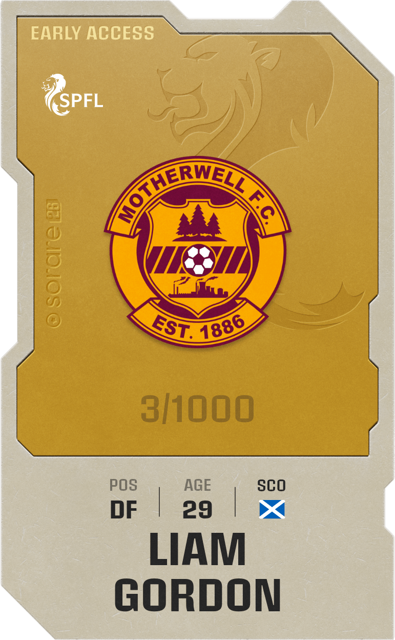 Liam Gordon 2025-26 • Limited 3/1000