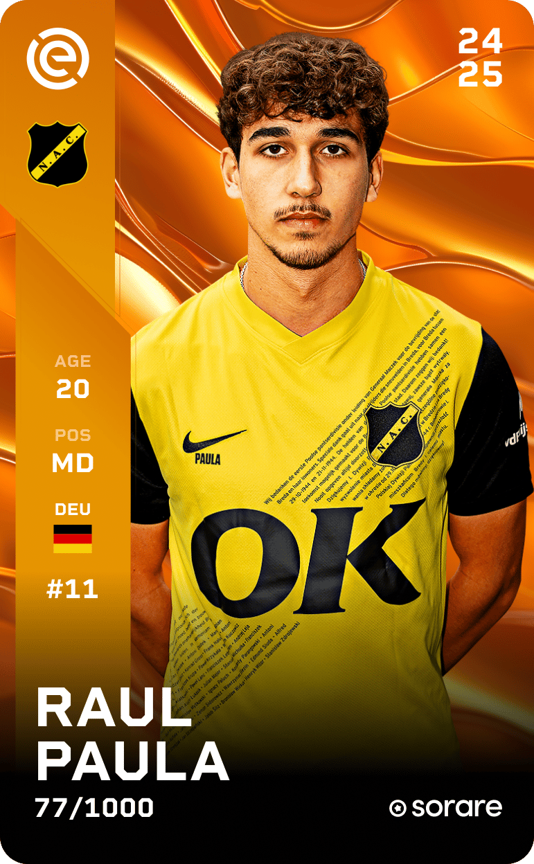Raul Paula 2024-25 • Limited 77/1000