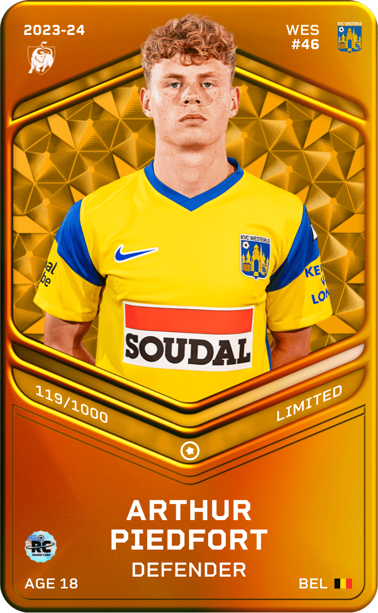 Arthur Piedfort 2023-24 • Limited 119/1000