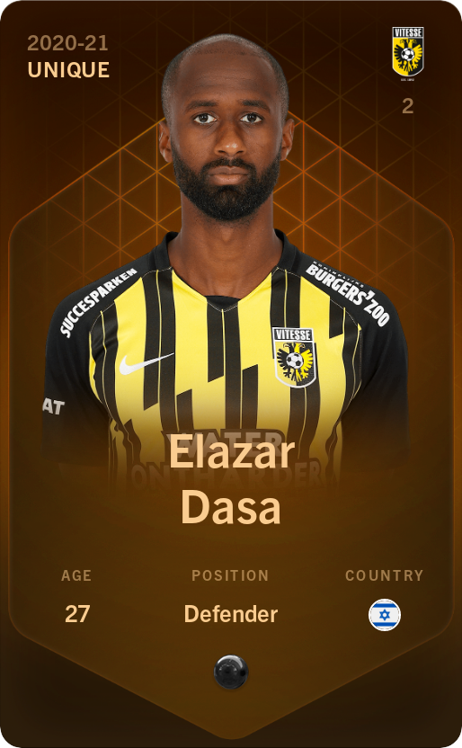 Sorare - Sorare Official - Elazar Dasa 2020-21 • Unique - NFT # 88256472339707176471050410491057763382490274483303431999896336698297081566989