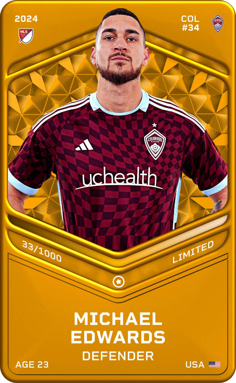 Michael Edwards 2024-25 • Limited 33/1000