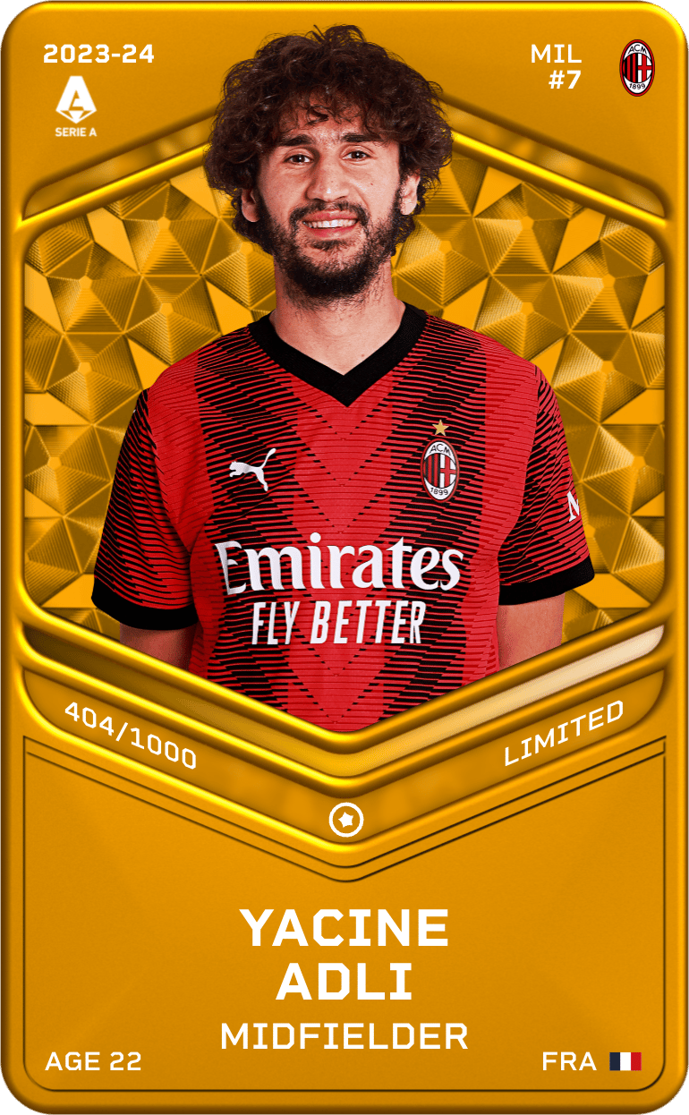 Yacine Adli 2023-24 • Limited 404/1000