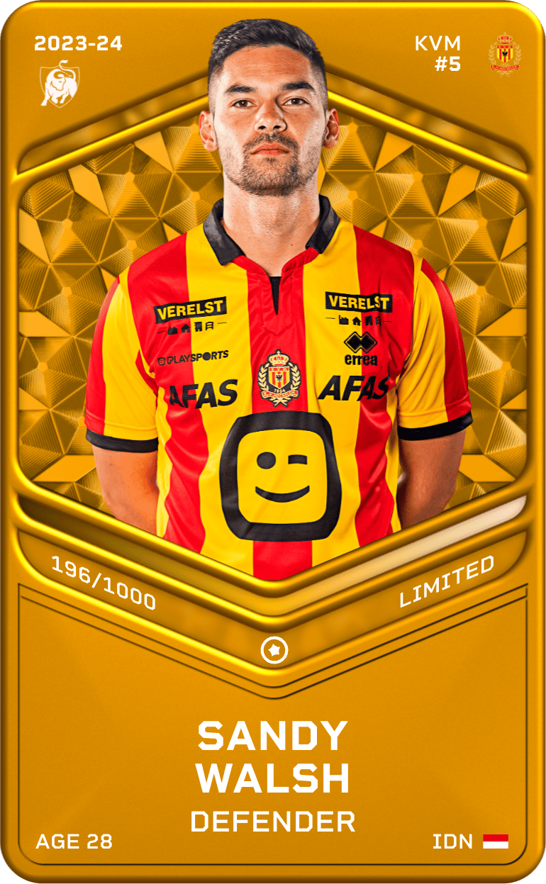 Sandy Walsh 2023-24 • Limited 196/1000