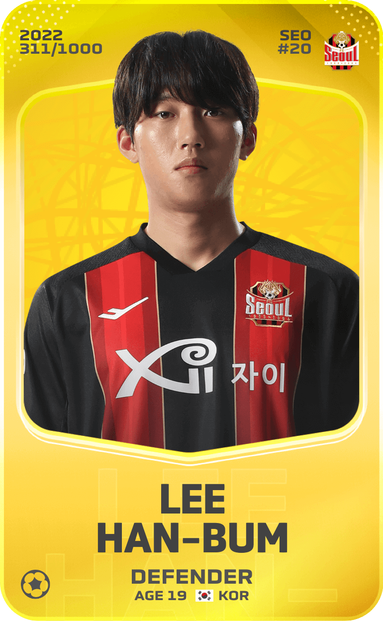 Lee Han-Bum 2022-23 • Limited 311/1000